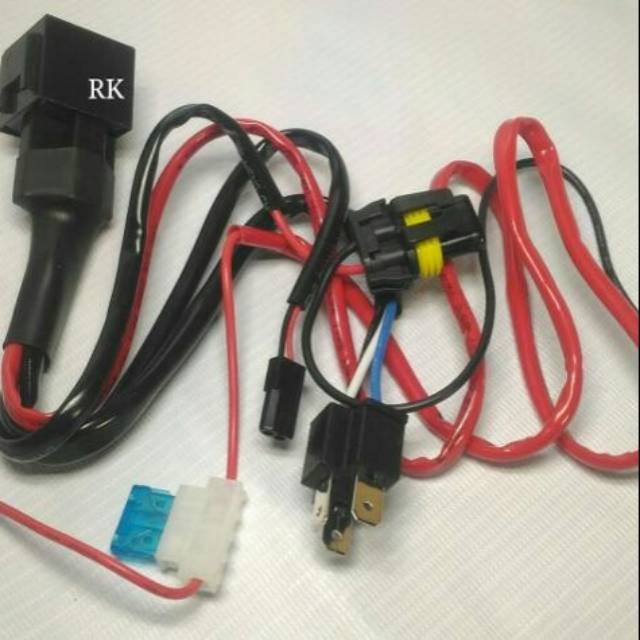 KABEL SET RELAY PROJIE BILED / PROJECTOR HID H4