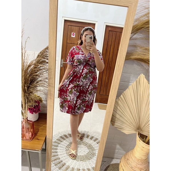 daster bali tasya pendek larosa kimono pendek homedress dress busui bumil viral kekinian