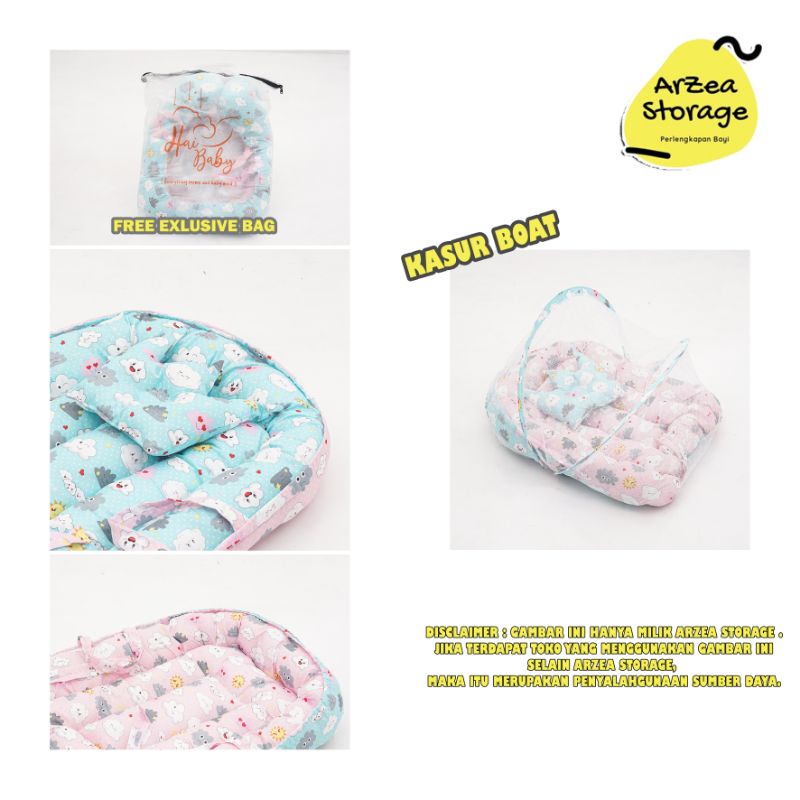 kasur bayi both baby nest premium kelambu bisa di lepas