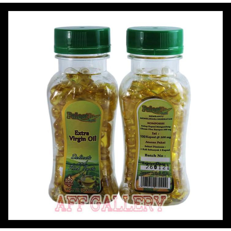 

Zaitun Palestin 100 Kapsul | Extra Virgin Oil Teruji