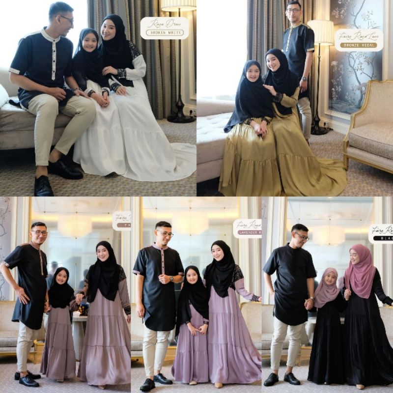 Fairy Lace Rayya Dress Mom, Kids dan Kurta  Sabina by Selly