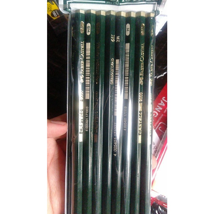 

Bagus Paket Pensil 6H - 8B Faber Castell Lengkap 3H F Hb 2B 3B 8B 16Pcs Sale!!!