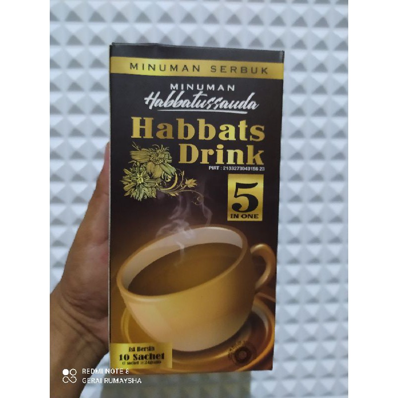 

Habbats Drink 5 in 1 isi 10 Saset / Minuman Habbatussauda