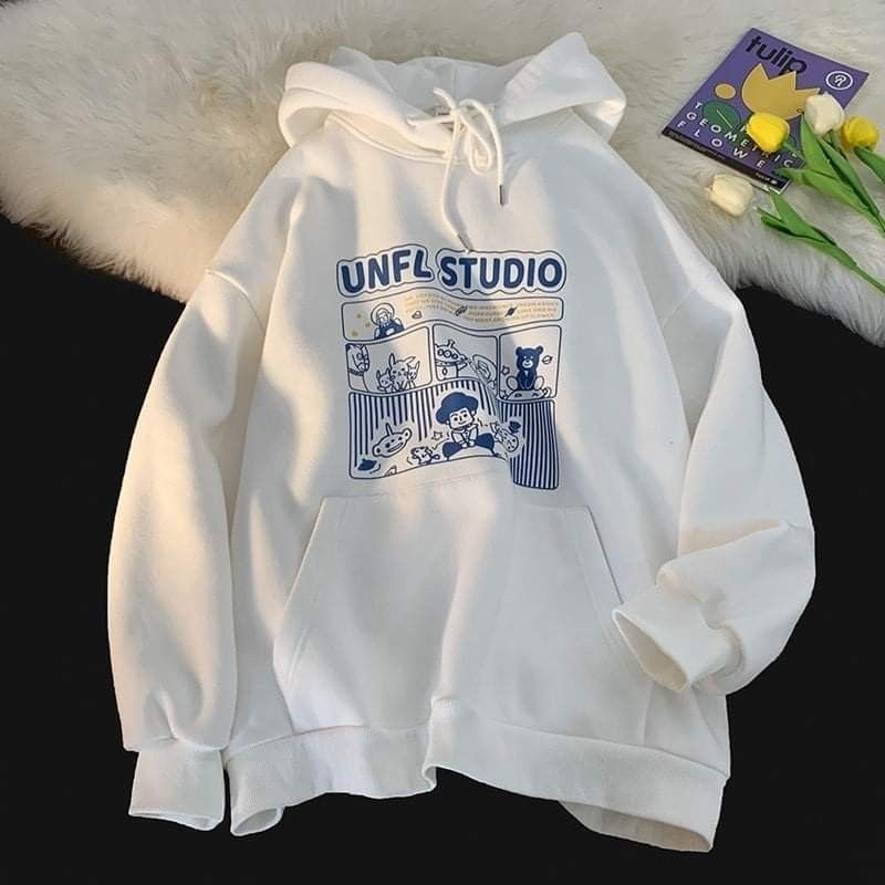 HOODIE UNISEX CARTOON UNFL STUDIO - ATASAN KEKINIAN TERLARIS