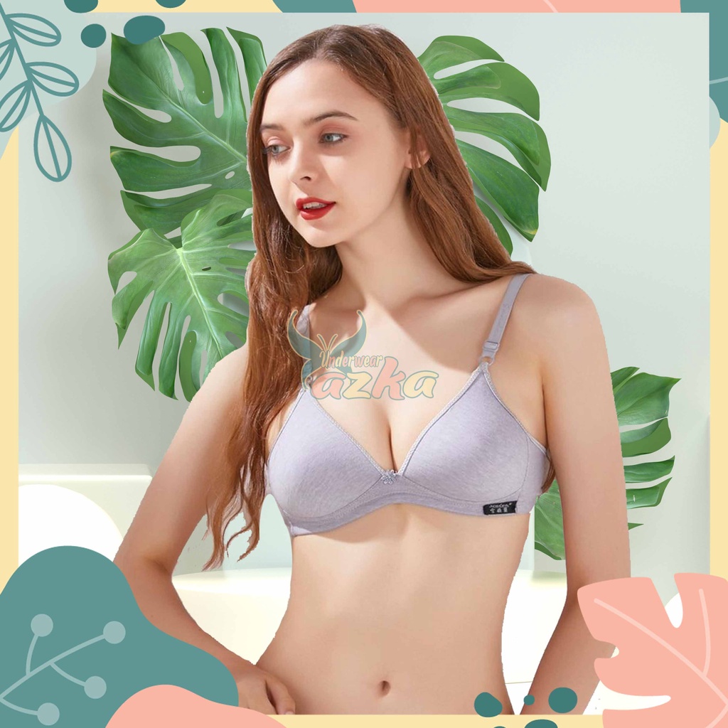 BH/Bra Merek Scalen 2816 Air Cool|CUP A/KECIL|Pakaian Dalam Wanita Dewasa|Tanpa Kawat|Bahan Kaos