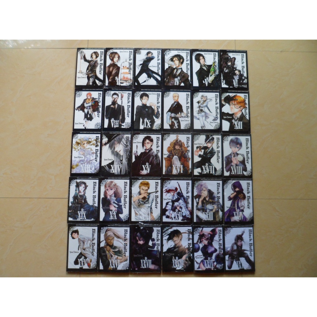 Komik Black Butler Kuroshitsuji 1-31 Kolpri + Segel Baru