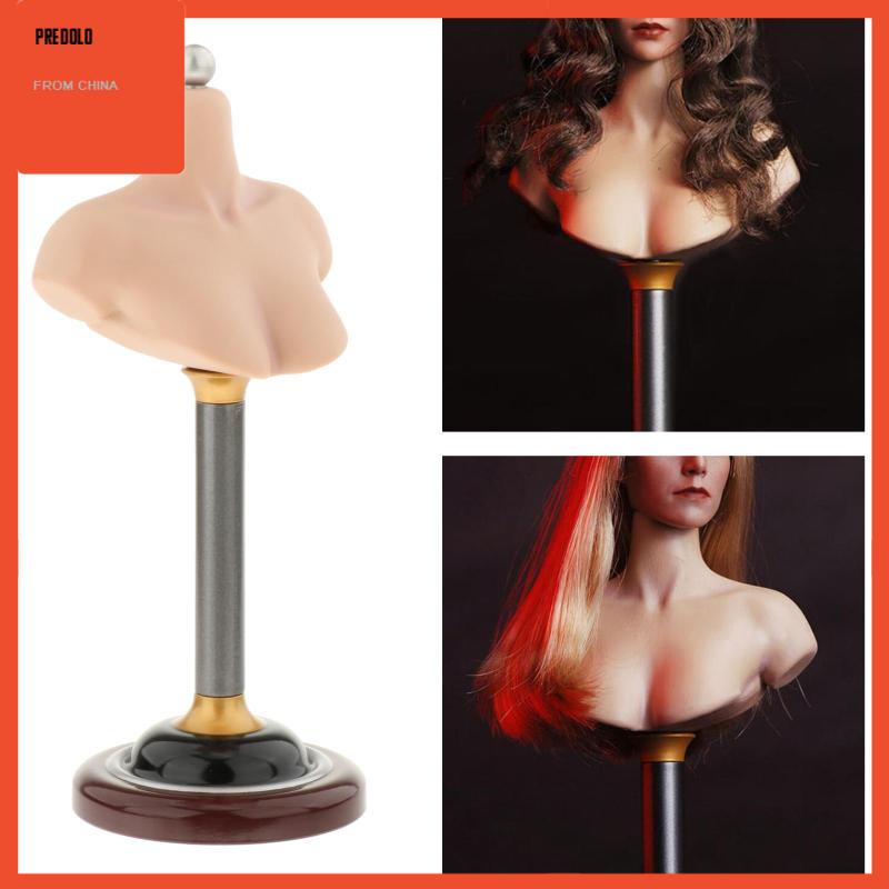 [In Stock] 1/6 Male Female Bust Stand Half Bust Base Stand Platform PVC Model for Wigs