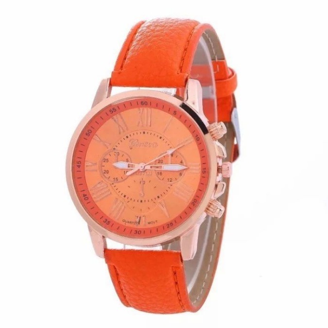 NunuLisaTan - Jam Tangan Wanita Import Murah JAM Wanita korea-ORANGE