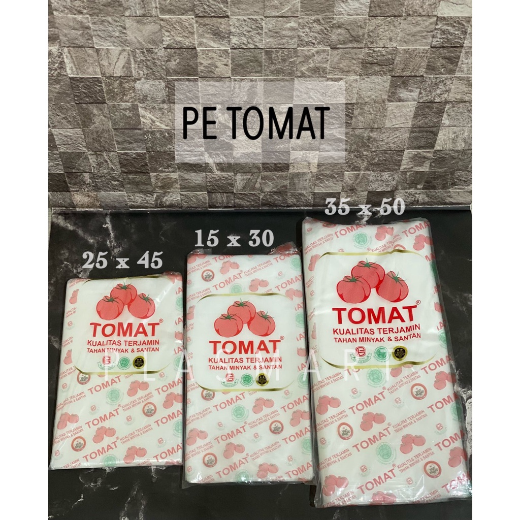 Plastik PE TOMAT 15x30 / 25x45 / 35x50
