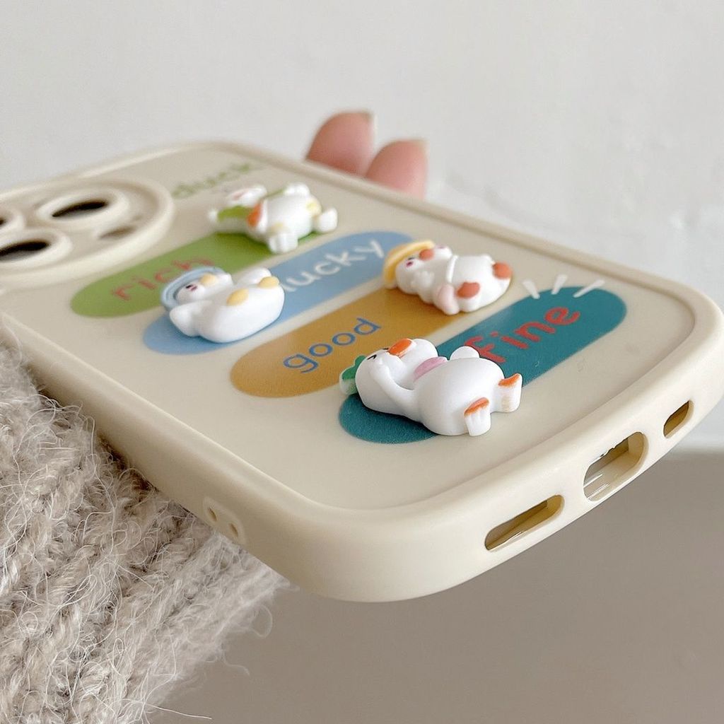 Case Tiga Dimensi Motif Kartun Bebek Untuk iPhone 12 13 11 Pro Max X Xs Max Xr gfcv