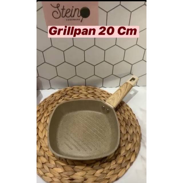 Stein Cookware - Granite Series Grill Pan 20cm