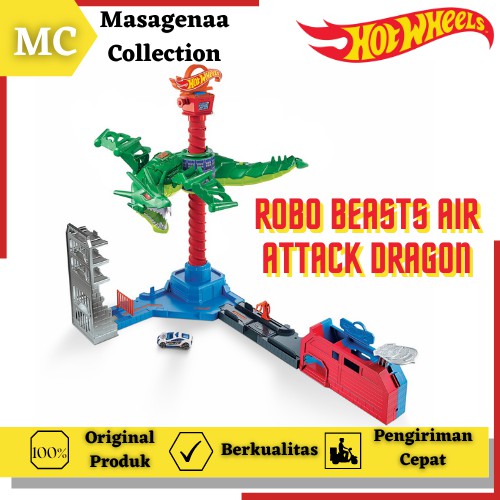 Mainan Lintasan Jalanan Arena Trek Kota Hot Wheels Hotwheels Hotwheel Track City Dragon Naga Terbang