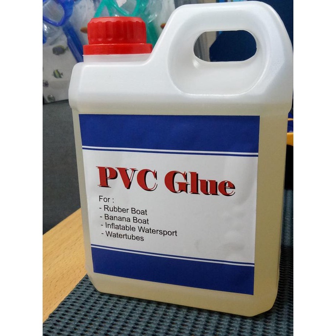 Lem PVC bisa untk tambal ban waterboom/ banana boat