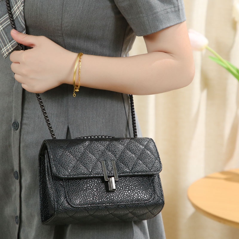 Serentiy Tas Selempang Wanita Hitam Murah Kekinian Import / SlingBag &amp; Handbag Kualitas Terjamin - 501
