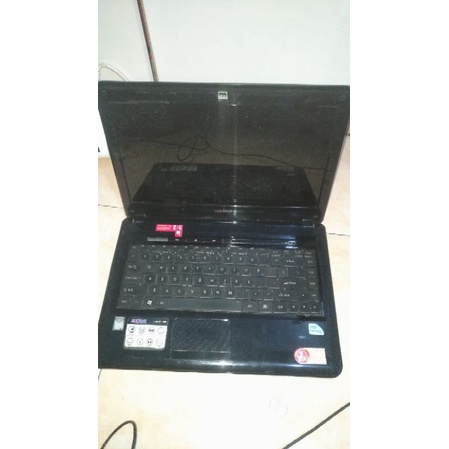 LCD LED Axioo Neon HNM bekas bonus baterai, keyboard,charger,casing