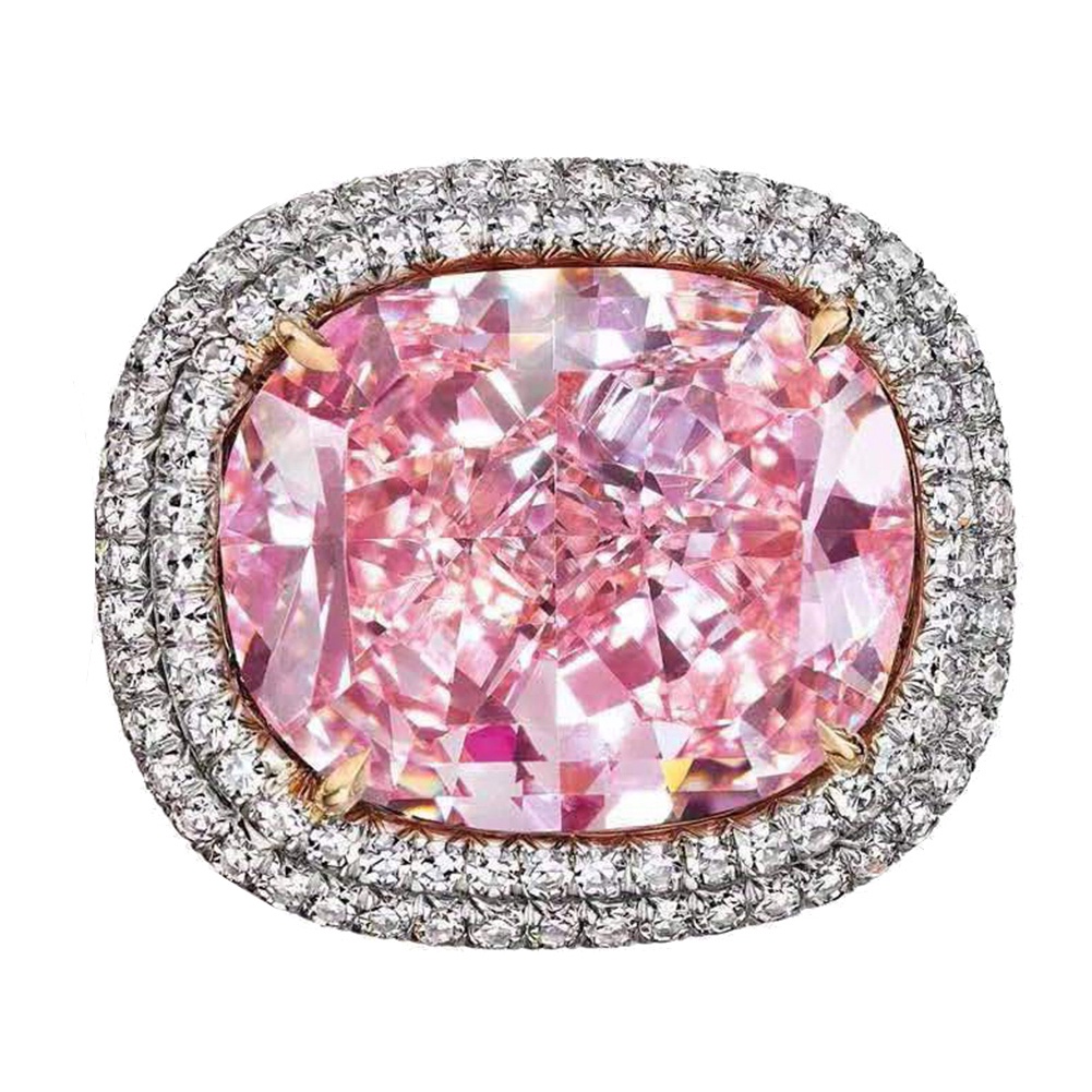 Hu Hu Hu Hu Hu Alat Bantu Pasang Kacamata♡ Cincin Wanita Hias Berlian Imitasi Bentuk Oval Gaya Mewah Untuk Pertunanganpernikahanpengantin