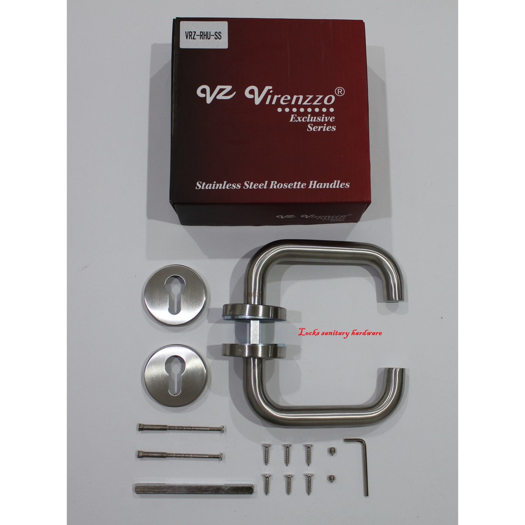 GAGANG ROSET/ROSETTE HANDLE STAINLESS MEREK VIRENZZO TIPE RHU-SS