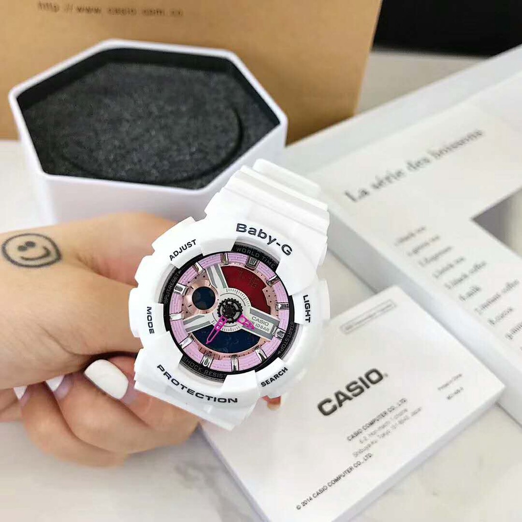 g shock baby white