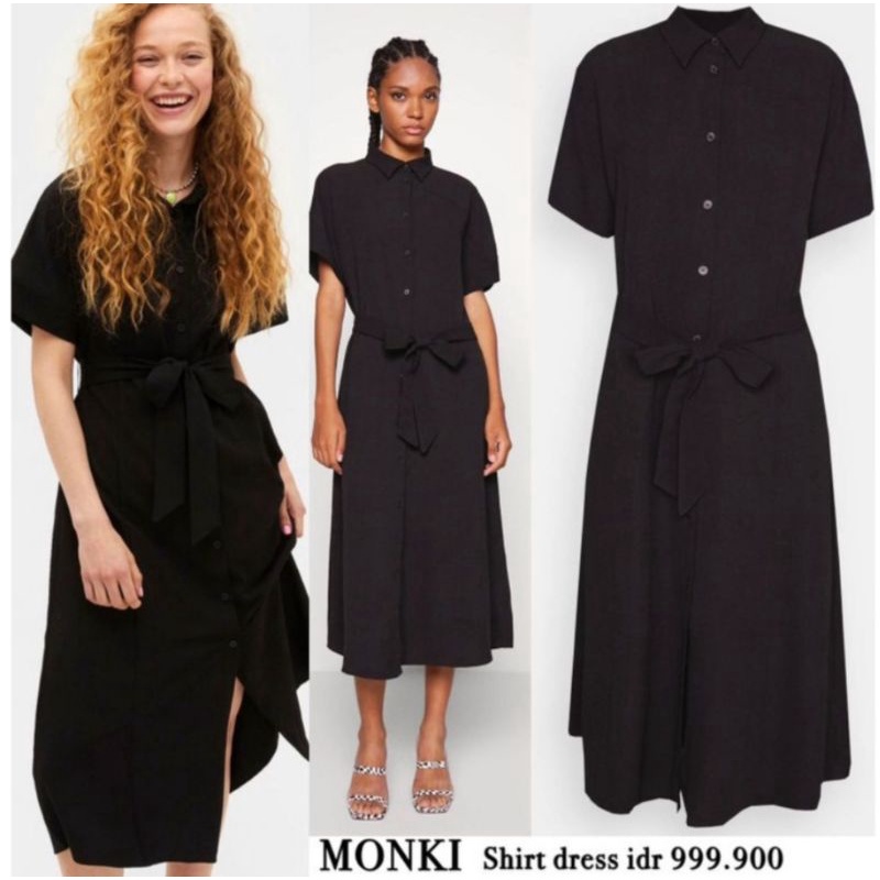 Monki Black Maxi Dress