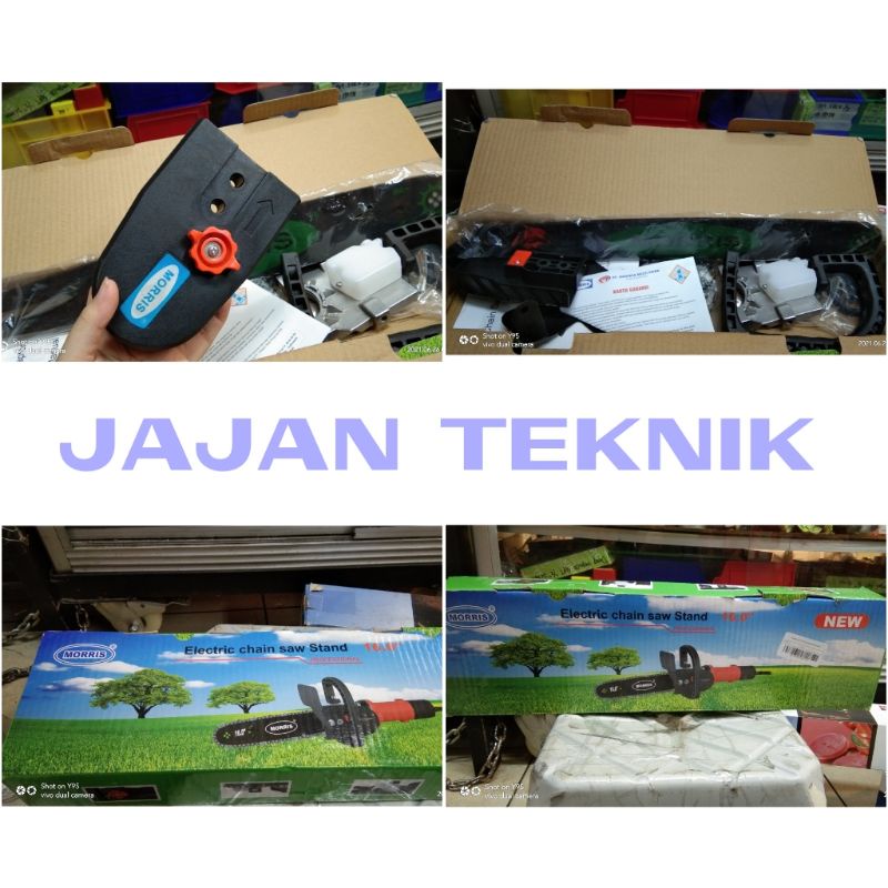 morris electric chain saw stand 16inch / gergaji