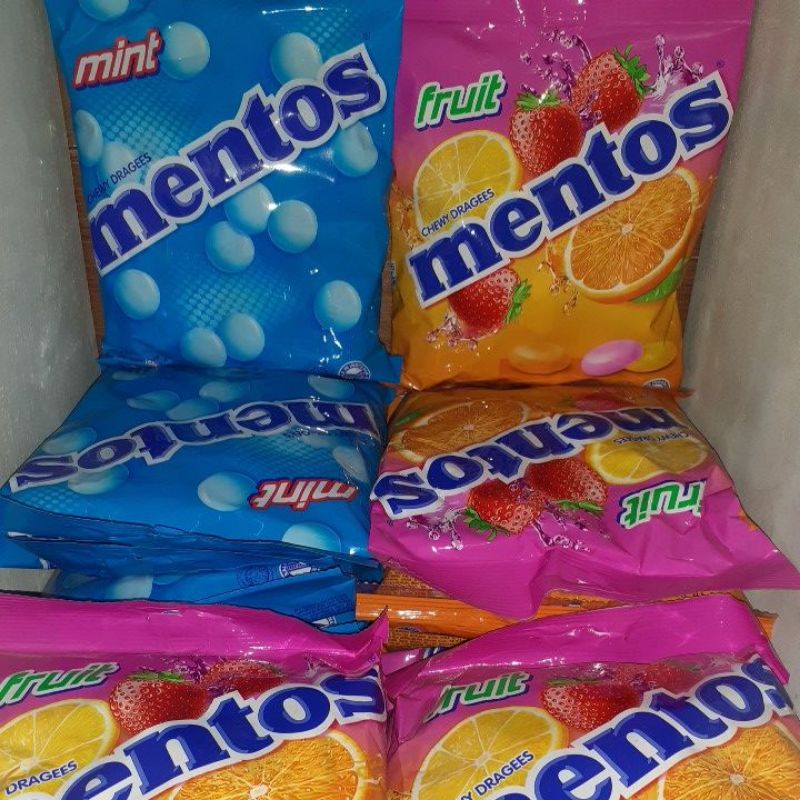 

PERMEN MENTOS rada buah,mint/1 sak