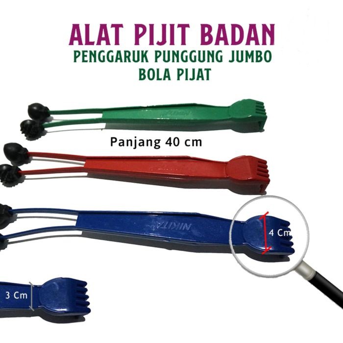 [GP JD] JUMBO Alat Garukan Punggung Alat Pijat Badan warna DOP - Random Colour