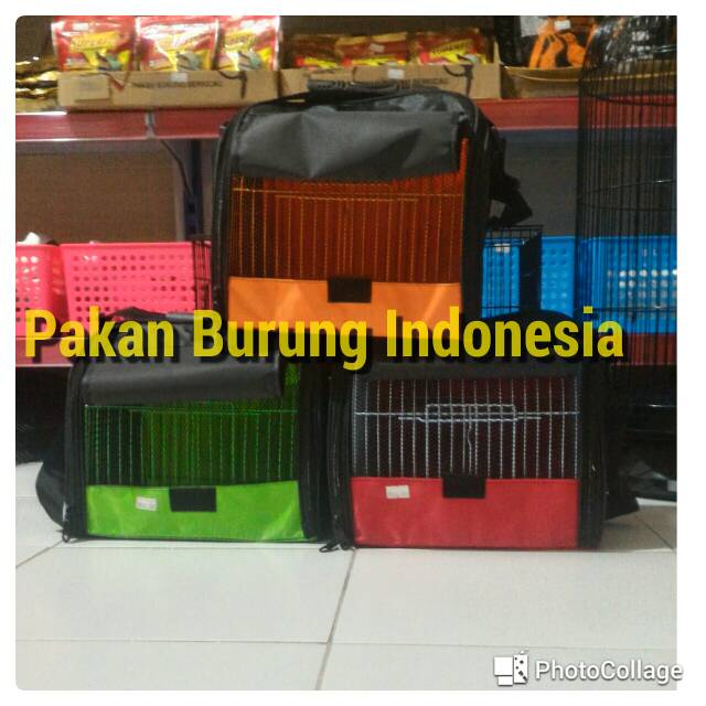 Tas sangkar untulan buat membawa burung love bird kenari hamster sugar glider