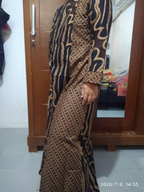 Gamis Dwi Genes Gamis Batik Cewek Seragam Batik Wanita Gamis Syari Gamis Cantik Gamis Muslim