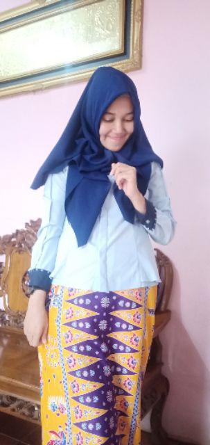 Rok Sepan Tumpal St16 Motif Pucuk Rebung Betawi Ondel-ondel Abang None Jakarta | Batik Wanita