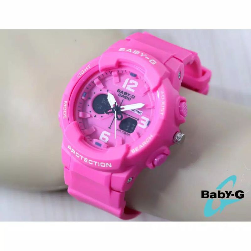 REAL PIC !!!!! JAM TANGAN WANITA BABY G BA 230 DUAL TIME, JAM TANGAN SPORT ANTI AIR