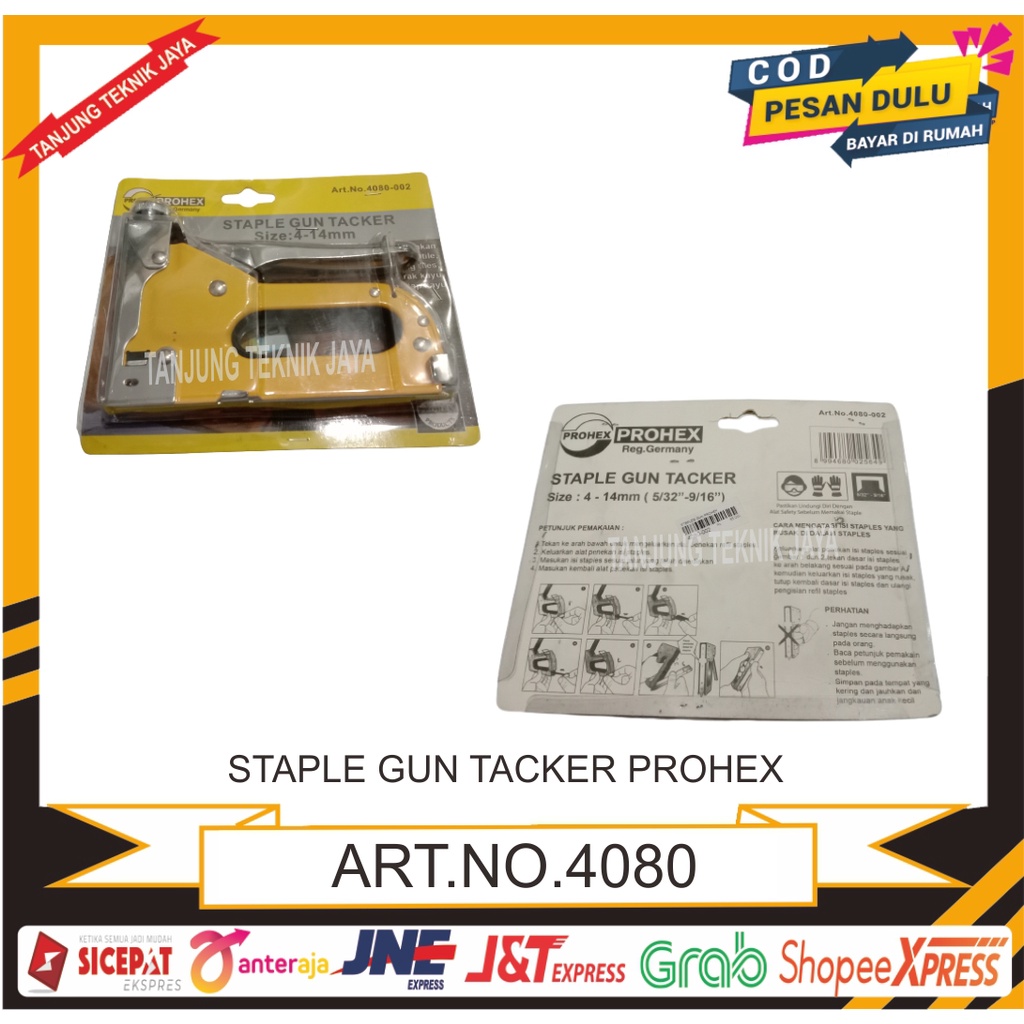 

STAPLE GUN TACKER 4-14MM PROHEX