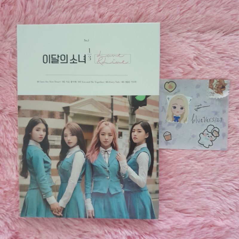 ALBUM ONLY LOONA 1/3 LOVE & LIVE FIRST PRINT
