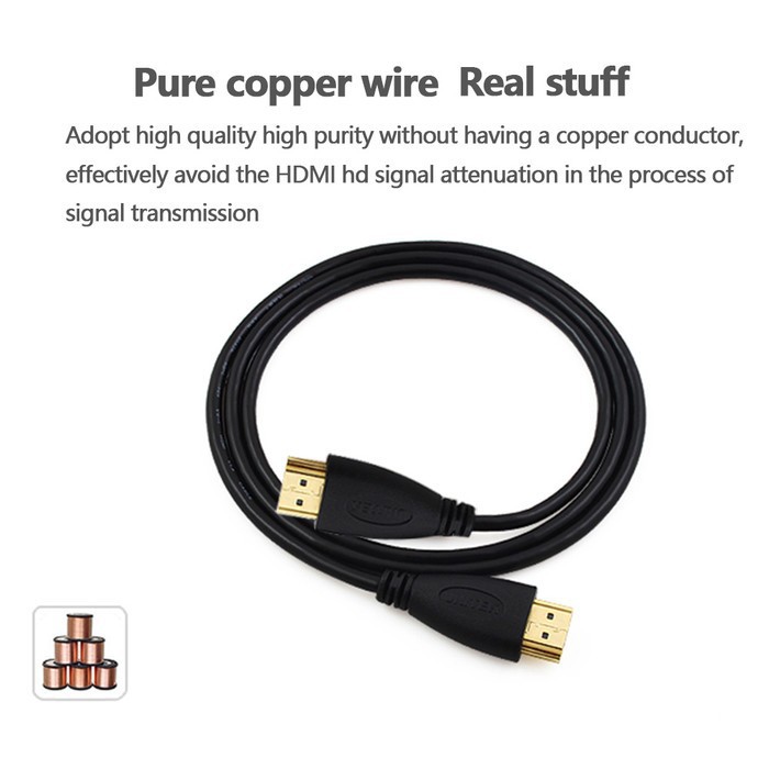 Kabel HDMI Male Male 1.4 Support 1080P 3D Panjang 3 Meter 3M