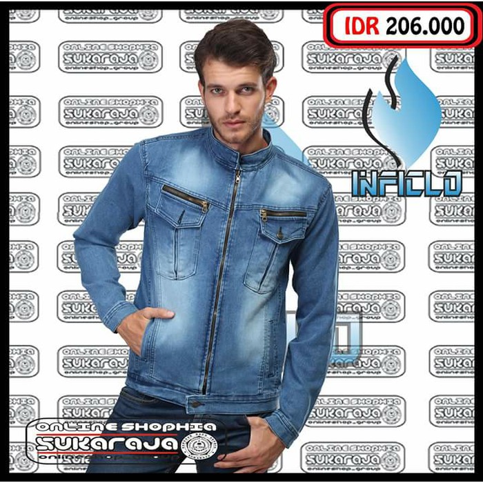 Jaket Denim Pria Murah Jacket Levis Jeket Jeans Hoodie Casual Formal PROMO