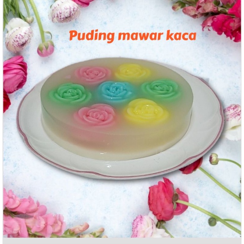 

Puding mawar kaca