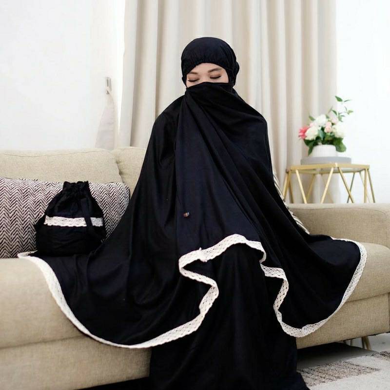MUKENA RAYA RENDA RAJUT || MUKENA BALI DEWASA JUMBO KATUN RAYON MUKENA PLISKET POLOS