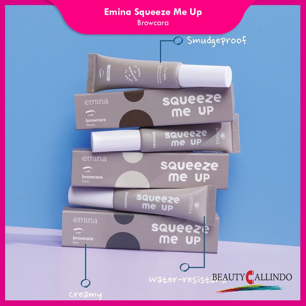 Emina Squeeze Me Up - Browcara | Maskara Alis