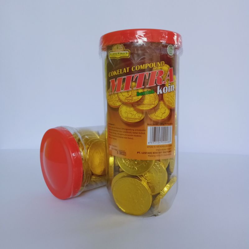 Cokelat Bentuk Koin Mitra isi 70 Pcs (Best Seller)