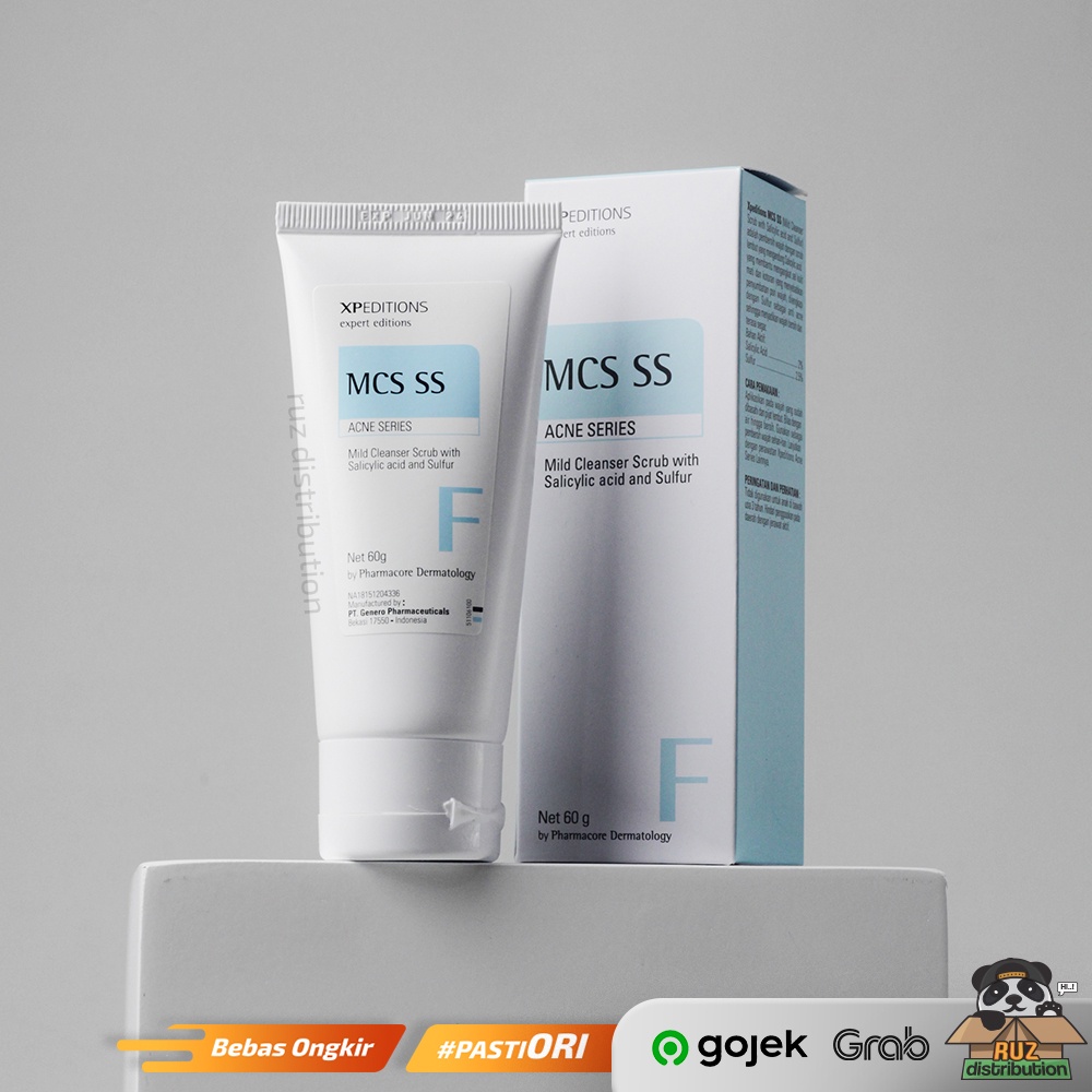 Derma XP MCS SS Sabun Jerawat - XPedition Acne Mild Cleanser Scrub