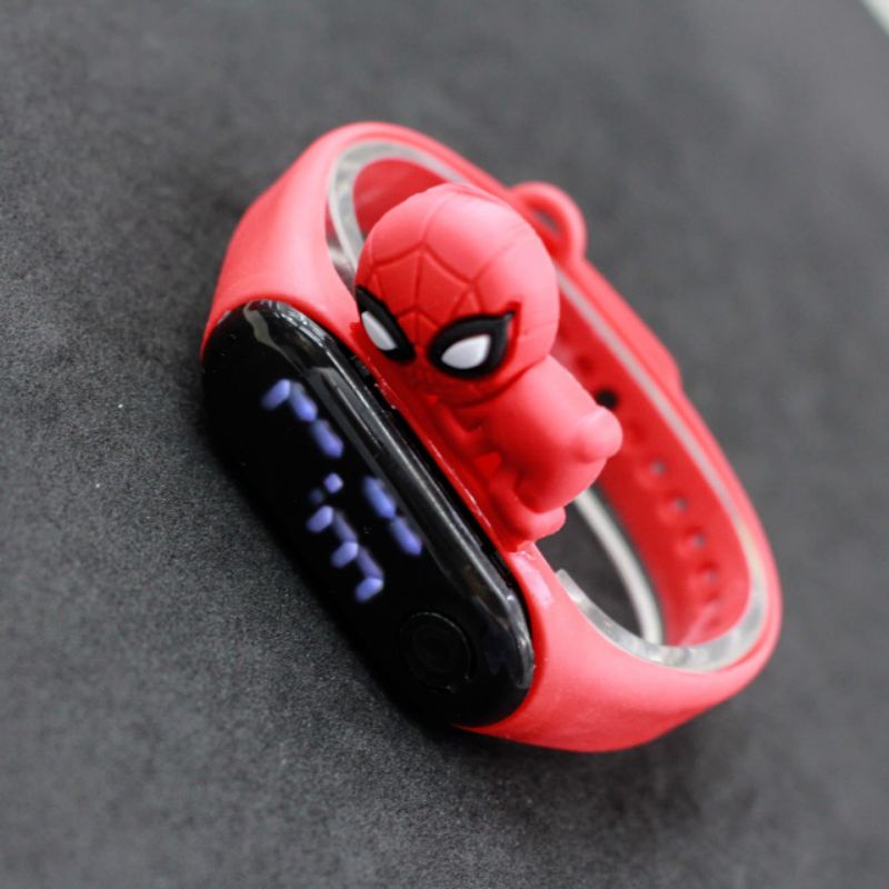 JAM TANGAN ANAK LED WATCH IMPOR CARAKTER RUBBER STRAP