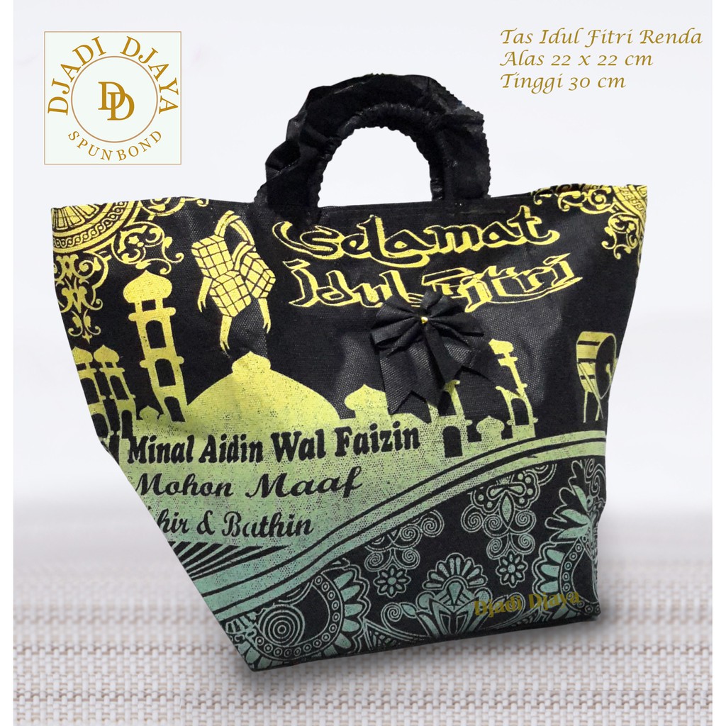 

Tas Goodie Bag Kibir Parcel Lebaran Idul Fitri Hitam