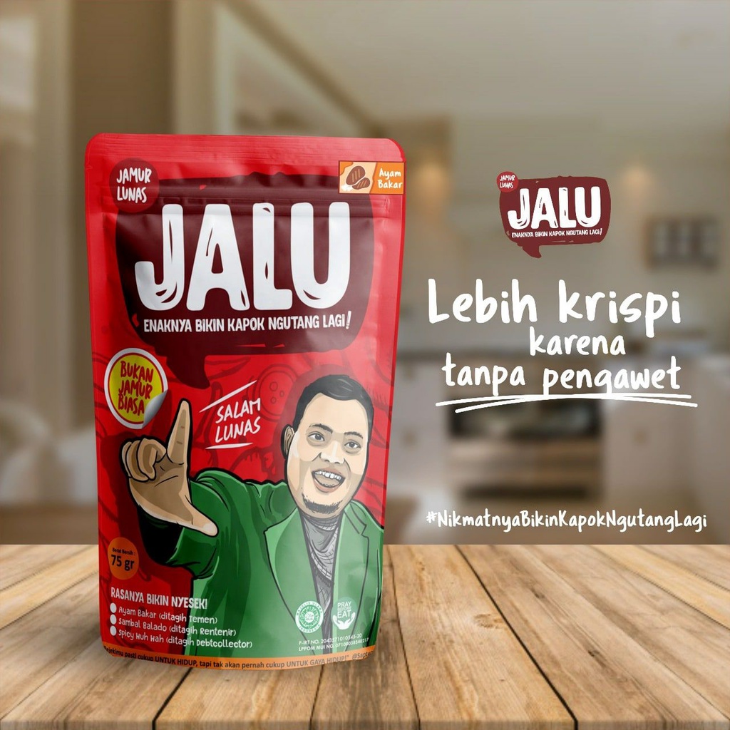 

Jalu Jamur Lunas Keripik Jamur Krispi