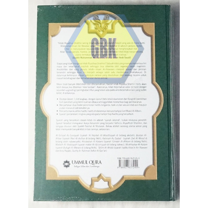 Buku Riyadhus Shalihin &amp; Penjelasannya - Ummul Qura