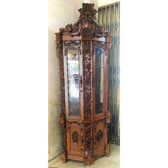 Lemari Hias Jati Sima 2 Pintu