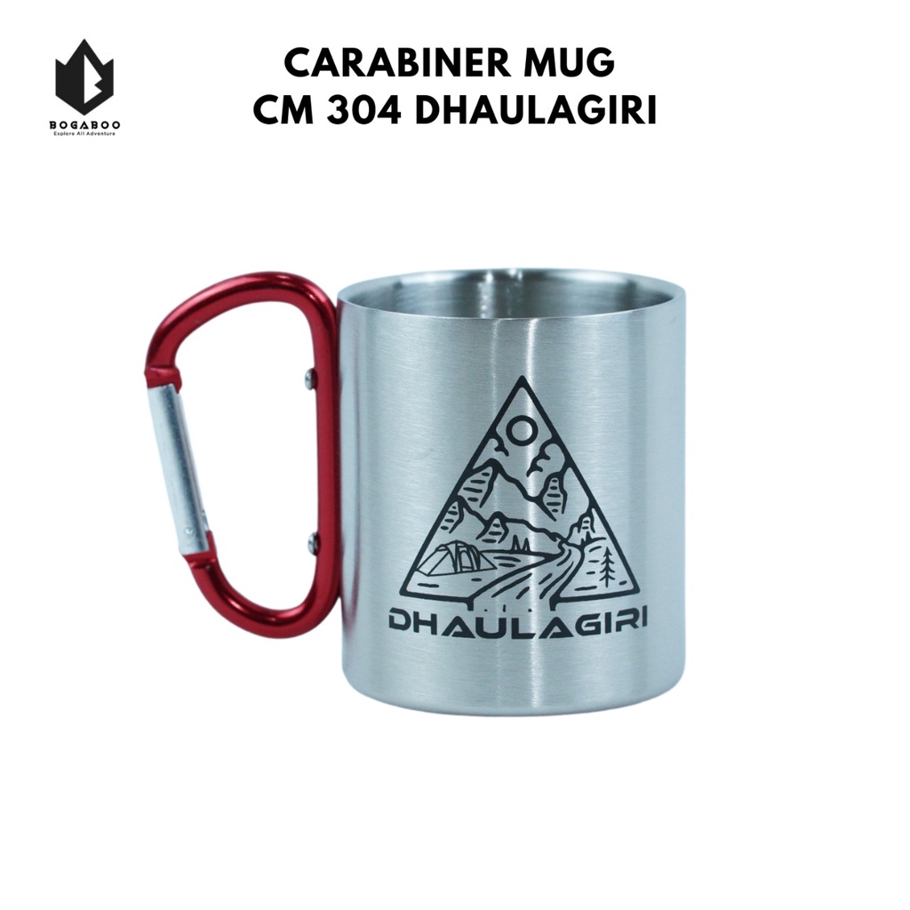 Cangkir Carabiner Dhaulagiri - Cangkir Outdoor 220ml - gelas karabiner dhaulagiri - carabiner mug CM 304 dhaulagiri