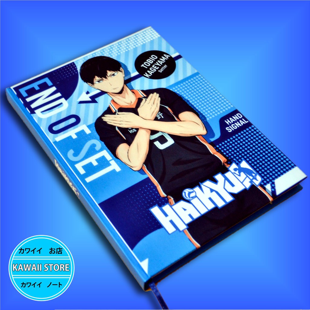 

Notebook / Pocket book Hard Cover Anime Haikyuu KAGEYAMA TOBIO uk A5 & A6 / Notes Book