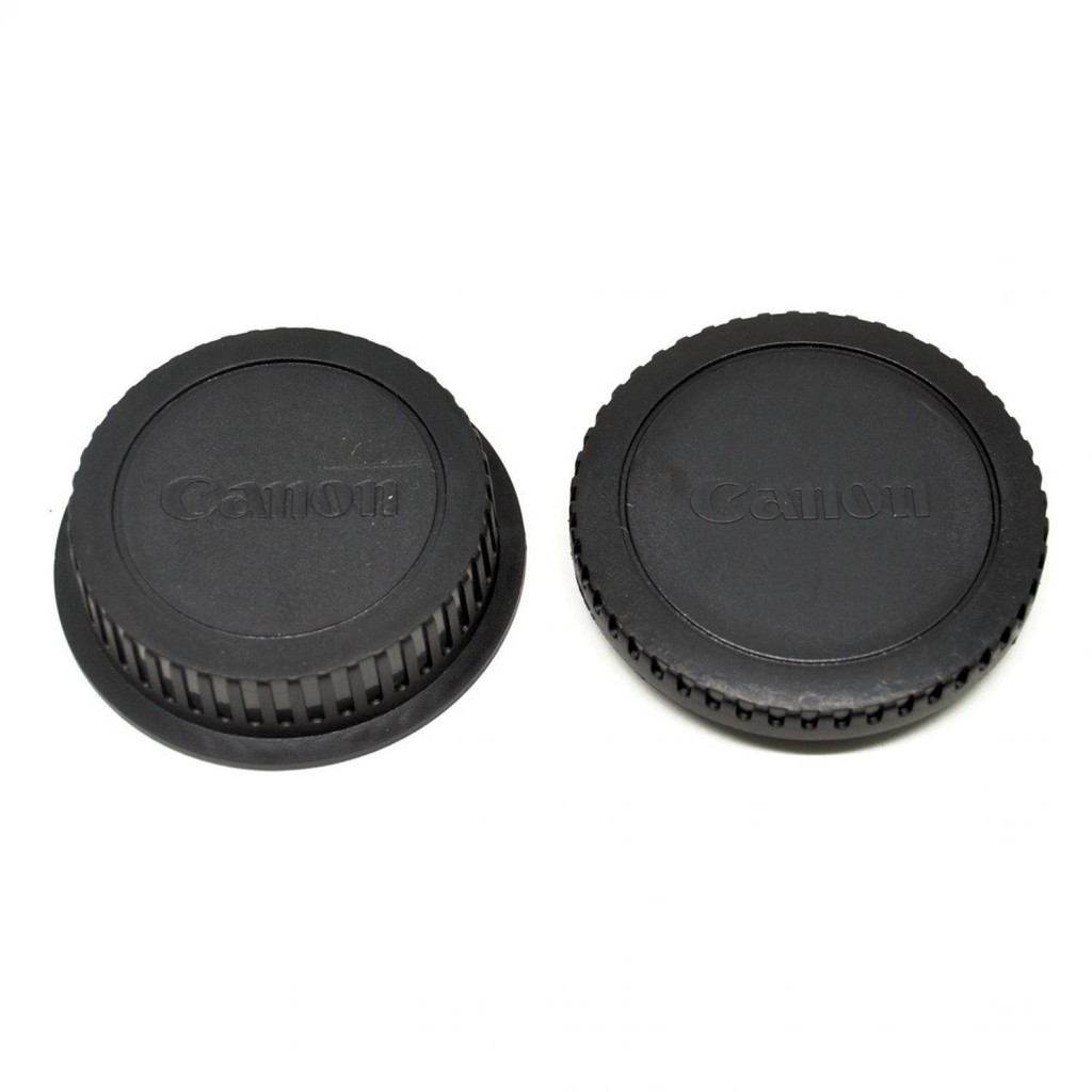 Front Cover &amp; Rear Lens Cap for Canon (With Logo) ( Al-Yusi )