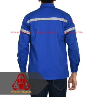 Jual Kemeja Safety K Baju Wearpack Outdoor Seragam Kerja Lengan