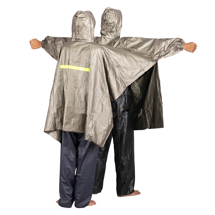 Jas Hujan Poncho Tangan 2 in 1 MILENIUM 68227 Tiger Head Diskon