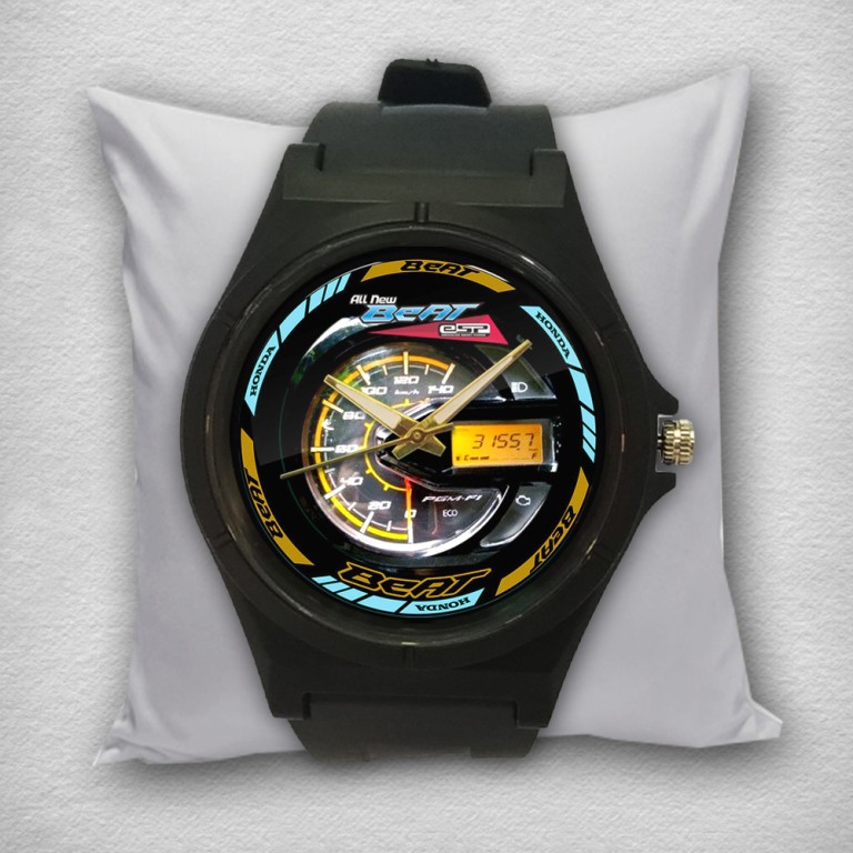 Jam Tangan Speedometer Honda Beat ESP Custom Terbaru